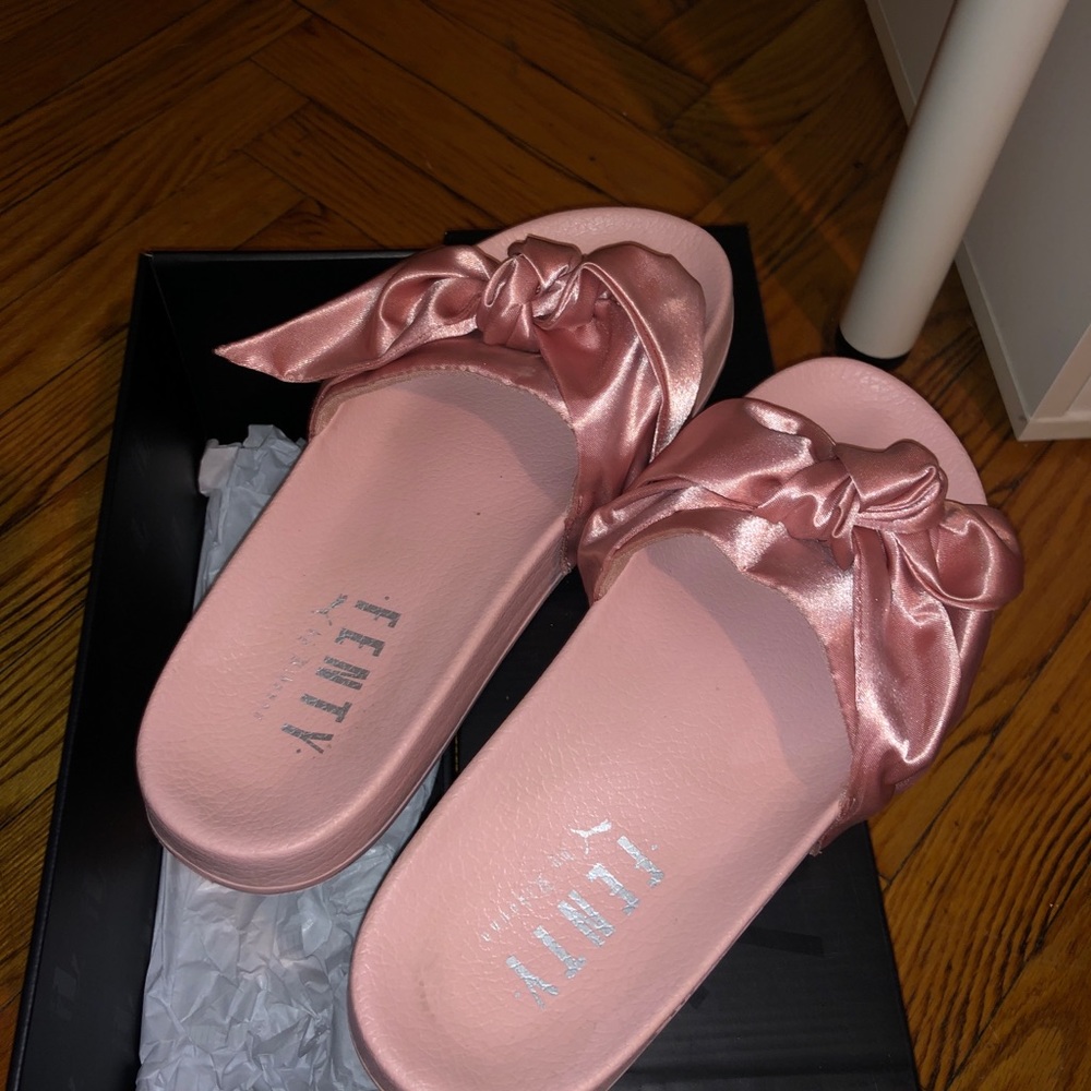 Rihanna X Adidas Bow Slippers